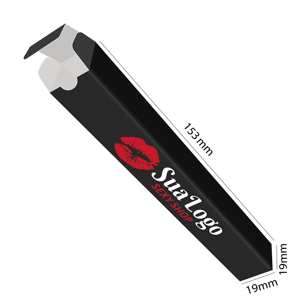 Caixa Para Canetas Couchê 300g Laminação Fosca E Verniz Localizado Frente