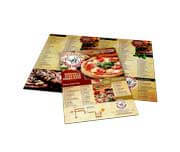 Cardápios Personalizados 4 Páginas Com Dobra Couchê 250g (300x210mm)