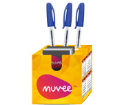 Calendário De Mesa Porta Cartões Cubo Couchê 250g Verniz UV Total Frente