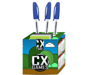 Calendário De Mesa Porta Cartões Cubo Couchê 250g Verniz UV Total Frente