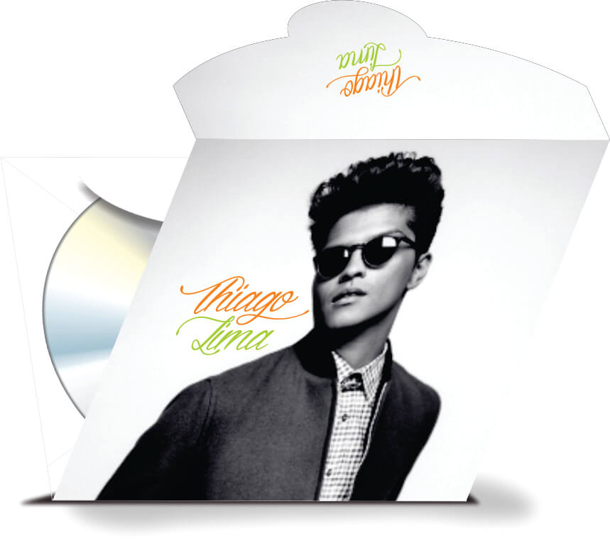 Envelope Encaixe Simples Couchê 250g Verniz Uv Total Frente