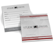 Cartões Duplo Couchê 250g Verniz Uv Total Frente