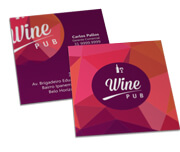 Cartões Duplo Couchê 250g Verniz Uv Total Frente