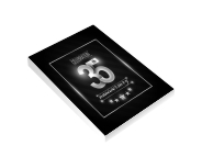 Caderneta Capa Brochura e Cola Abertura Vertical Capa Couchê 300g e Miolo Ap 75g Laminação Fosca e Hotstamping (150x210mm)