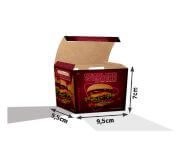 Embalagens Para Delivery Kraft 250g Salgados Pequena