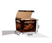 Embalagens Para Delivery Kraft 250g Salgados Pequena