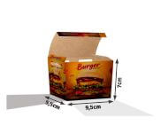 Embalagens Para Delivery Kraft 250g Salgados Pequena
