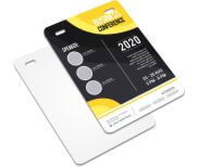 Credenciais Couchê 250g Verniz Uv Total Frente Sem Cordão e Sem Clip Jacaré para Eventos (100x148mm)