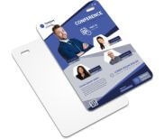 Credenciais Couchê 250g Verniz Uv Total Frente Sem Cordão e Sem Clip Jacaré para Eventos (100x148mm)