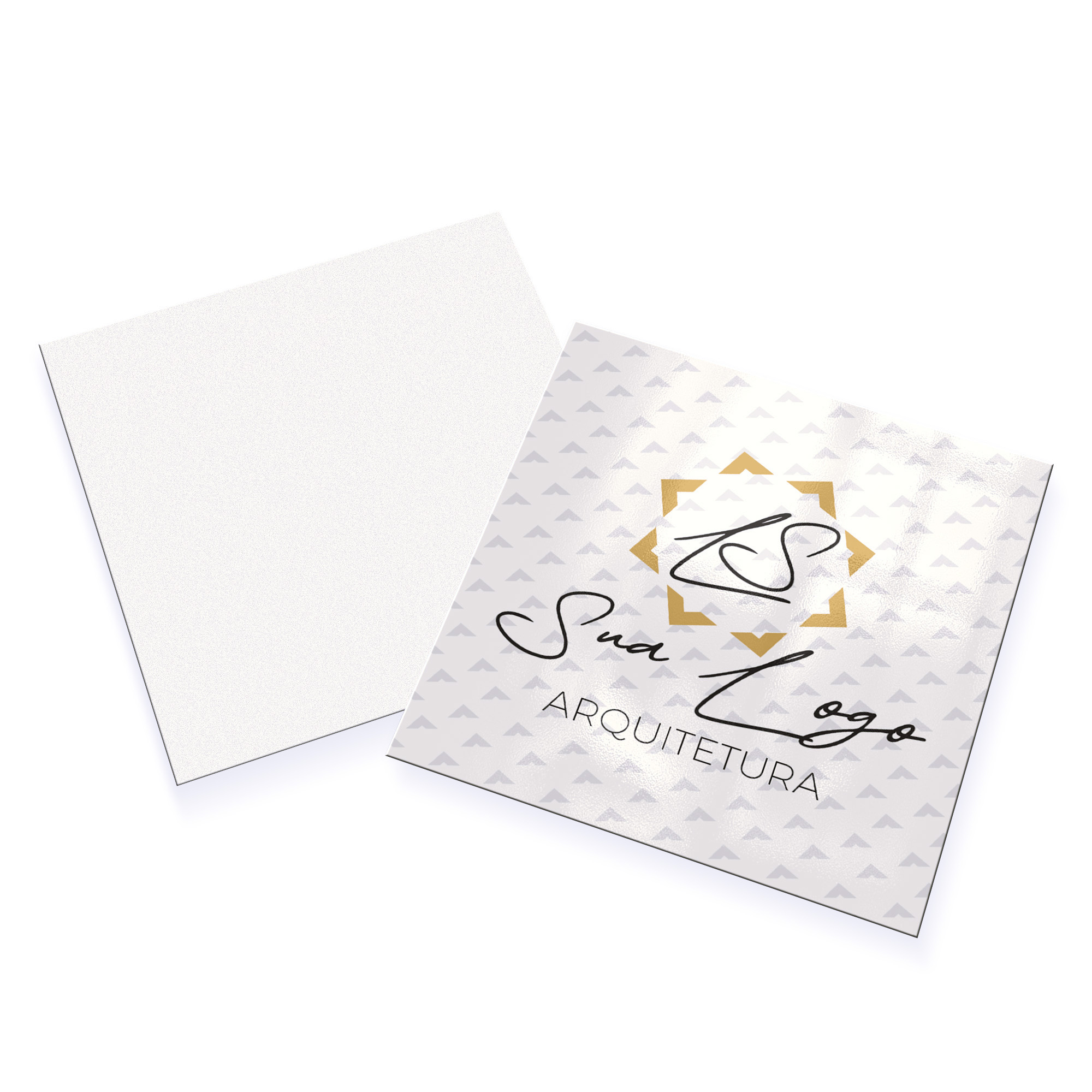 Cartões Duplo Supremo 255g Verniz Uv Total Frente