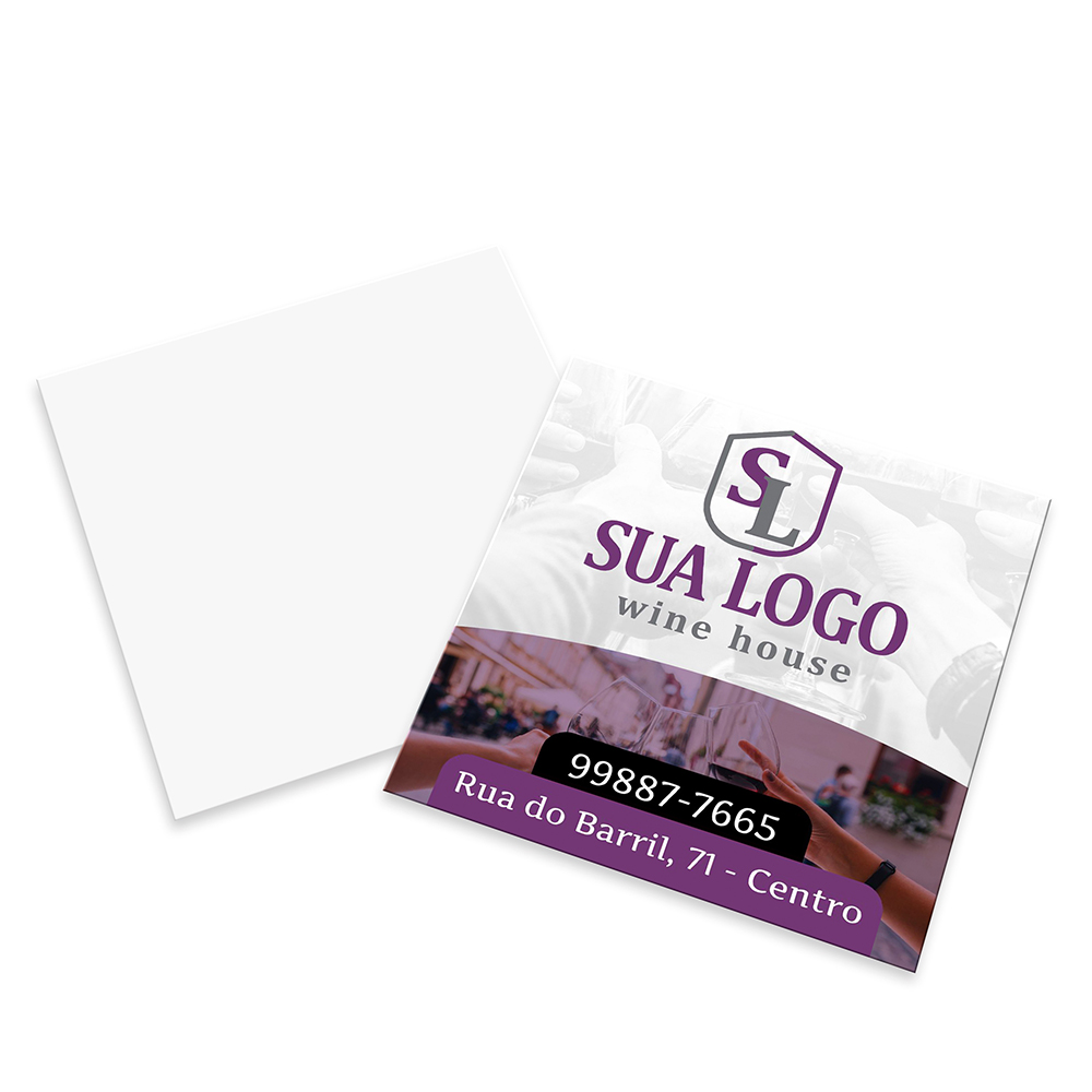Cartões Duplo Couchê 300g Sem Laminação E Sem Verniz Uv