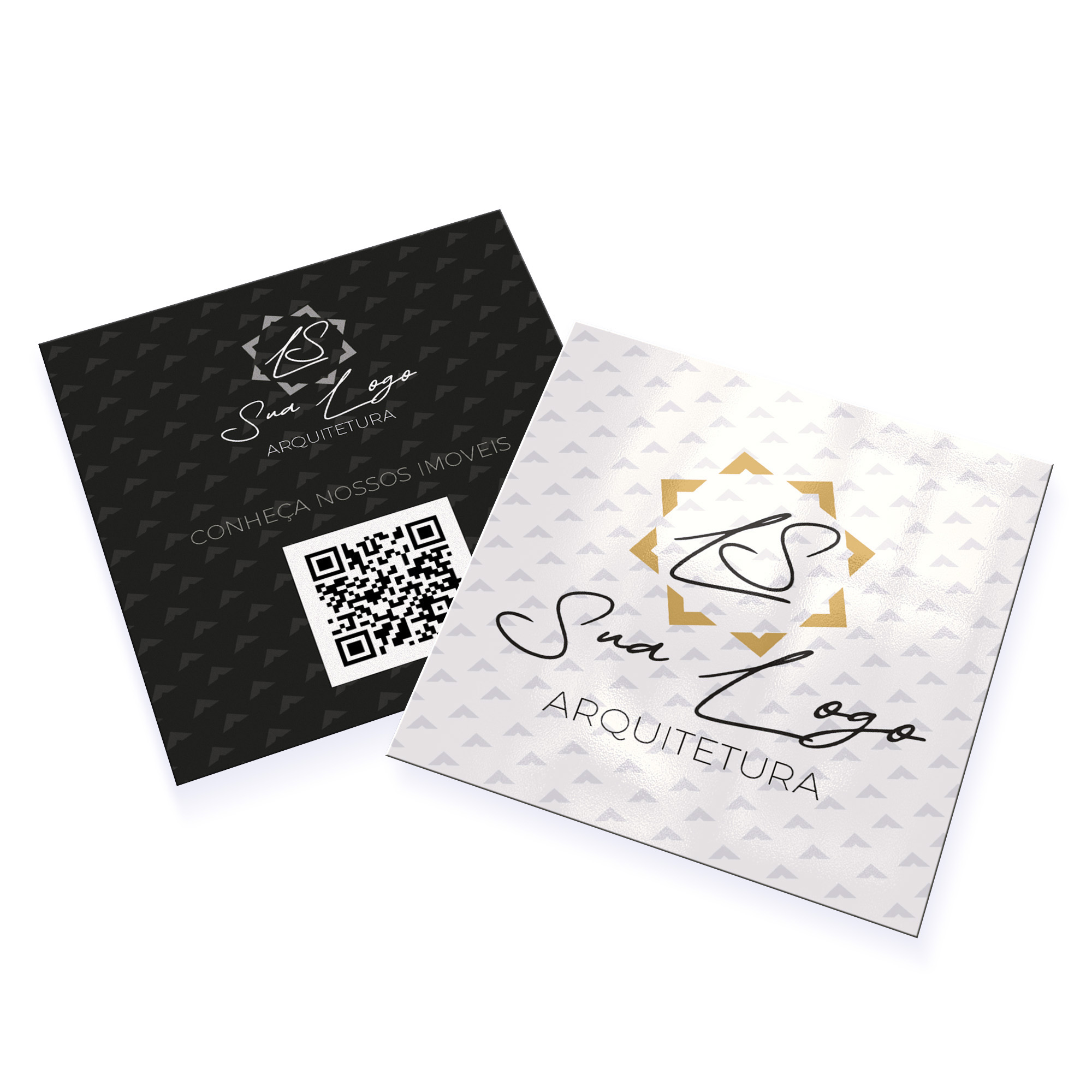 Cartões Duplo Supremo 255g Verniz Uv Total Frente