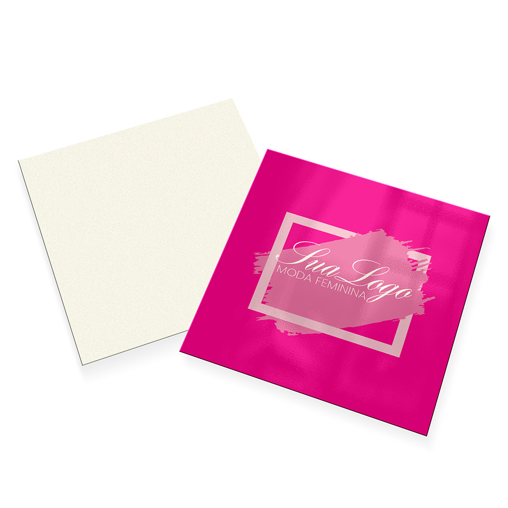 Cartões Duplo Supremo 305g Verniz Uv Total Frente