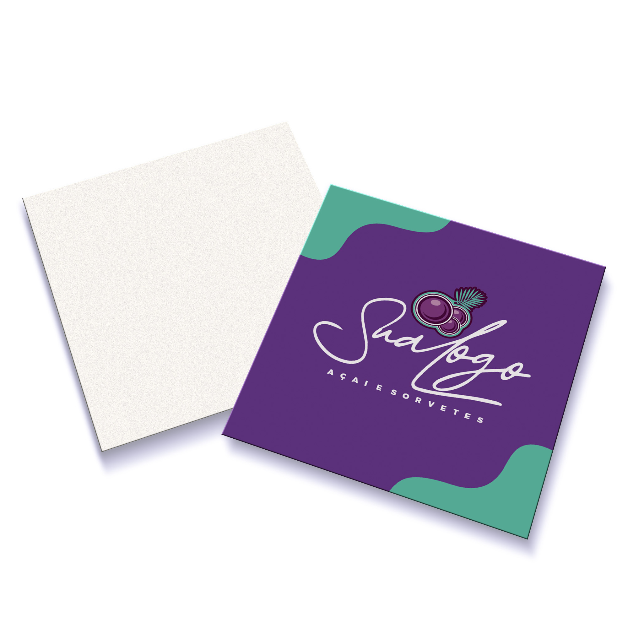 Cartões Duplo Supremo 255g Sem Verniz