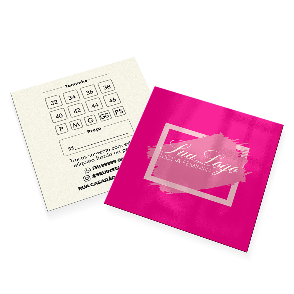 Cartões Duplo Supremo 305g Verniz Uv Total Frente