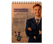 Caderneta Capa Maleável Wire-O Abertura Vertical Capa Kraft 250g e Miolo Ap 75g (105x150mm)