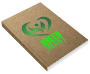 Caderneta Capa Brochura e Cola Abertura Horizontal Capa Kraft 250g e Miolo Ap 75g (150x210mm)