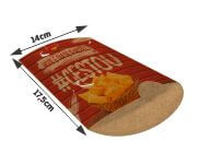 Embalagens Para Delivery Kraft 250g Pastel Grande