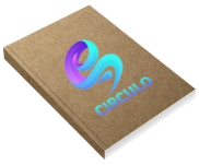 Caderneta Capa Brochura e Cola Abertura Horizontal Capa Kraft 250g e Miolo Ap 75g (150x210mm)