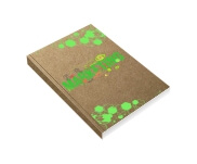 Caderneta Capa Brochura e Cola Abertura Horizontal Capa Kraft 250g e Miolo Ap 75g (105x150mm)