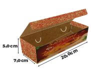 Embalagens Para Delivery Kraft 250g Batata Frita, Rustica e Recheada Laminação Interna