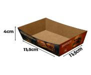 Embalagens Para Delivery Kraft 250g Burrito e Tortilha Média