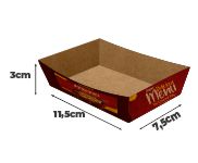 Embalagens Para Delivery Kraft 250g Burrito e Tortilha Pequena