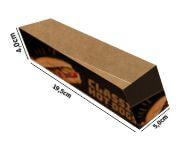 Embalagens Para Delivery Kraft 250g Hot Dog e Baguete Laminação Interna