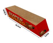 Embalagens Para Delivery Kraft 250g Hot Dog e Baguete Laminação Interna