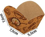 Embalagens Para Delivery Kraft 250g Bolos e Doces Laminação Interna