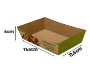 Embalagens Para Delivery Kraft 250g Burrito e Tortilha Média