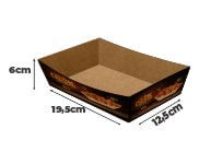 Embalagens Para Delivery Kraft 250g Burrito e Tortilha Grande