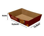 Embalagens Para Delivery Kraft 250g Burrito e Tortilha Média