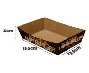 Embalagens Para Delivery Kraft 250g Burrito e Tortilha Média