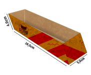 Embalagens Para Delivery Kraft 250g Hot Dog e Baguete Laminação Interna