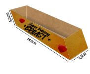 Embalagens Para Delivery Kraft 250g Hot Dog e Baguete Laminação Interna