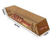 Embalagens Para Delivery Kraft 250g Hot Dog e Baguete Laminação Interna