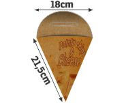 Embalagens Para Delivery Kraft 250g Batata Frita Média