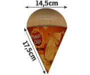 Embalagens Para Delivery Kraft 250g Batata Frita Pequena