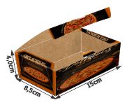 Embalagens Para Delivery Kraft 250g Massas Pequena