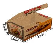 Embalagens Para Delivery Kraft 250g Massas Pequena