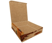 Embalagens Para Delivery Kraft 250g Crepes Laminação Interna