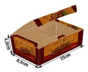 Embalagens Para Delivery Kraft 250g Massas Pequena