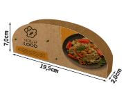 Embalagens Para Delivery Kraft 250g Tapioca e Taco Laminação Interna