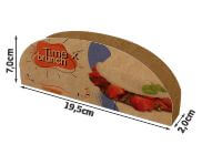 Embalagens Para Delivery Kraft 250g Tapioca e Taco Laminação Interna