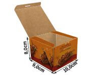 Embalagens Para Delivery Kraft 250g Lanches e Sanduiches Pequena