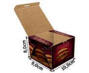 Embalagens Para Delivery Kraft 250g Lanches e Sanduiches Pequena