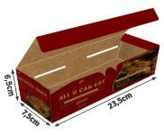 Embalagens Para Delivery Kraft 250g Assados Grelhados e Porcoes Laminação Interna