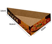 Embalagens Para Delivery Kraft 250g Pizza para Balcão