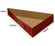 Embalagens Para Delivery Kraft 250g Pizza para Balcão